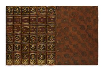 MOLIÈRE, JEAN-BAPTISTE POQUELIN DE. Oeuvres . . . Nouvelle Édition.  6 vols.  1734